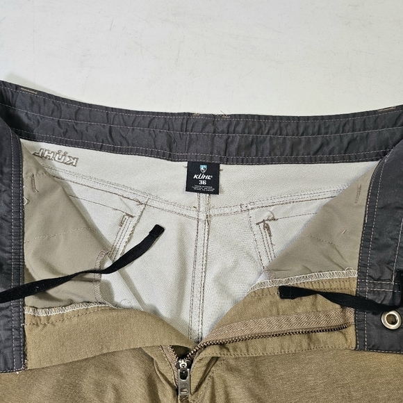 Kuhl Men's Brown  Comfy Stretchy Lightweight Hiking Outdoor Active Shorts 36 - Picture 11 of 12